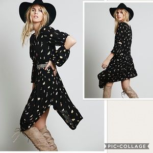 NWOT Free People New Romantics Ménagerie Dress